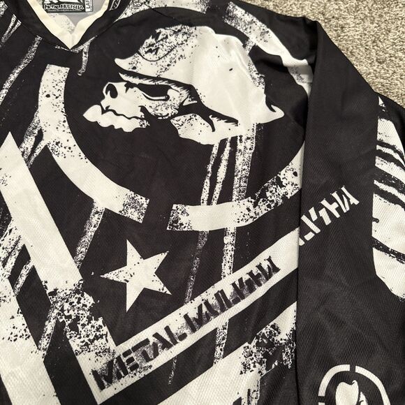 Metal Mulisha MSR Graphic Motocross Long Sleeve Jersey Shirt Men’s Size Large - Picture 3 of 8